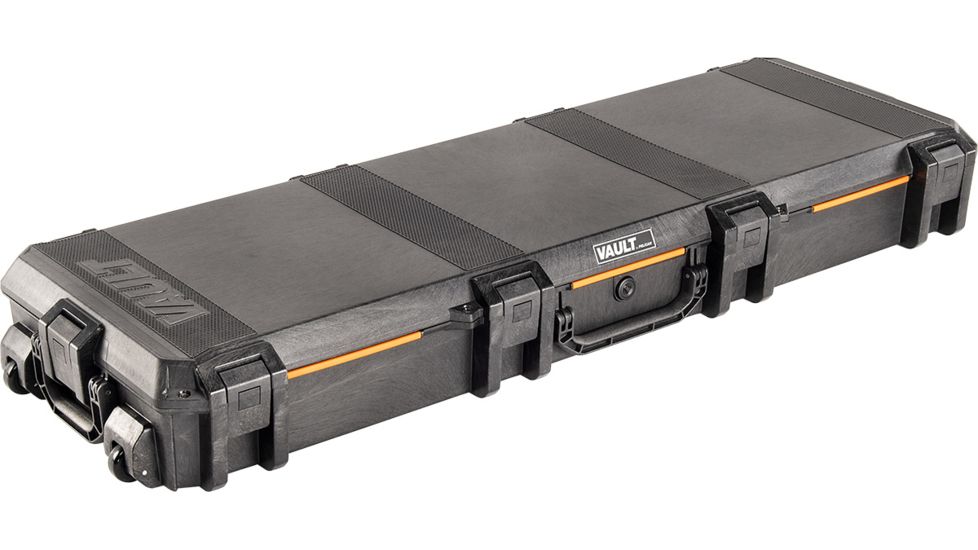 Pelican VAULT V800 Case, Double Rifle, 53x16x6 inch Internal, 56.11x19.15x6.65 inch External Dimension, Black, VCV800-0000-BLK