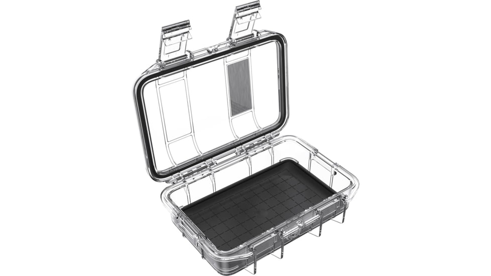 Pelican Waterproof M40 Micro Case, Black/Clear, 1410360