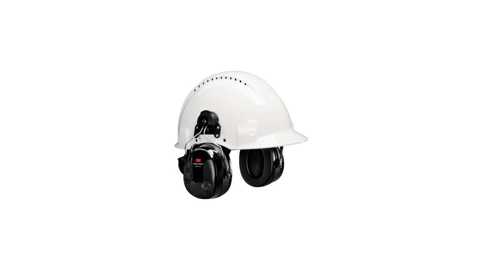 PELTOR Protac III Hard Hat Attached Headset, Black, MT13H221P3E