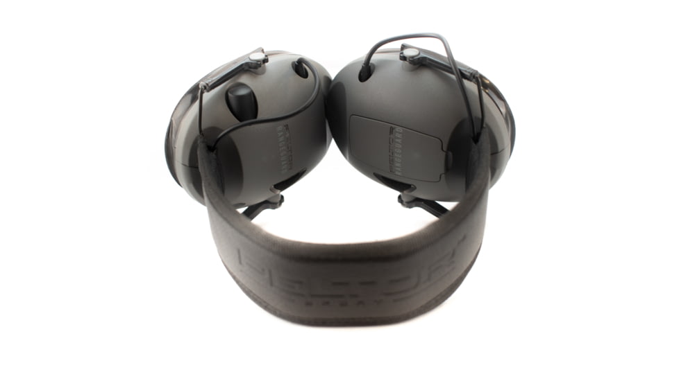 PELTOR RangeGuard Electronic Folding Ear Muff, Gray/Black, RG-OTH-4