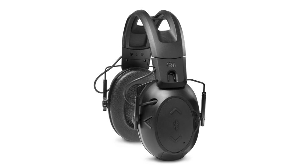 Peltor Sport Tactical 500 Electronic Hearing Protection Ear Muffs, 26dB NRR, Bluetooth, Black, TAC500-OTH