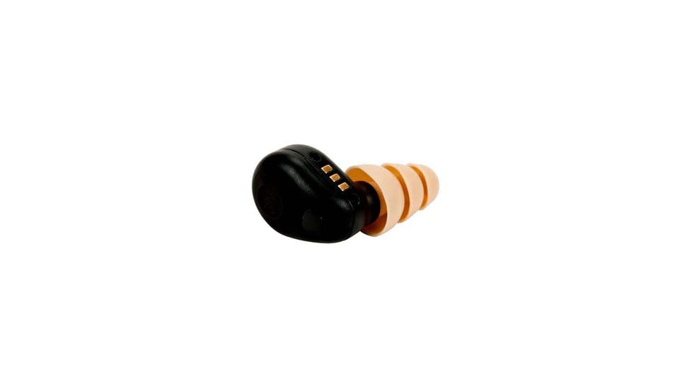 PELTOR Tactical Earplug Replacement Earpiece, Black/Tan, TEP-100E