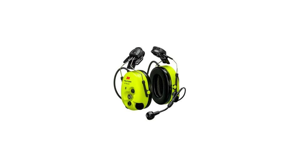 PELTOR WS Protac XPI Headset Hard Hat Attached, Black/Yellow, MT15H7P3EWS6