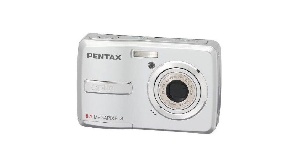 Pentax Optio E40 8.1 Megapixel Digital Camera 3x Zoom 2.4in LCD 19196