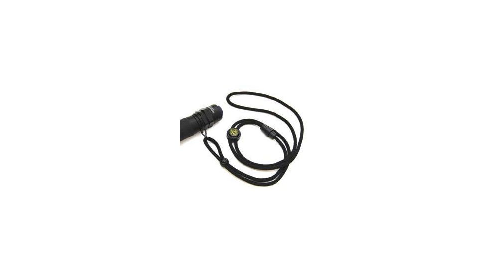 Pentagonlight Detachable Black Ring Lanyard M-LY2-BK