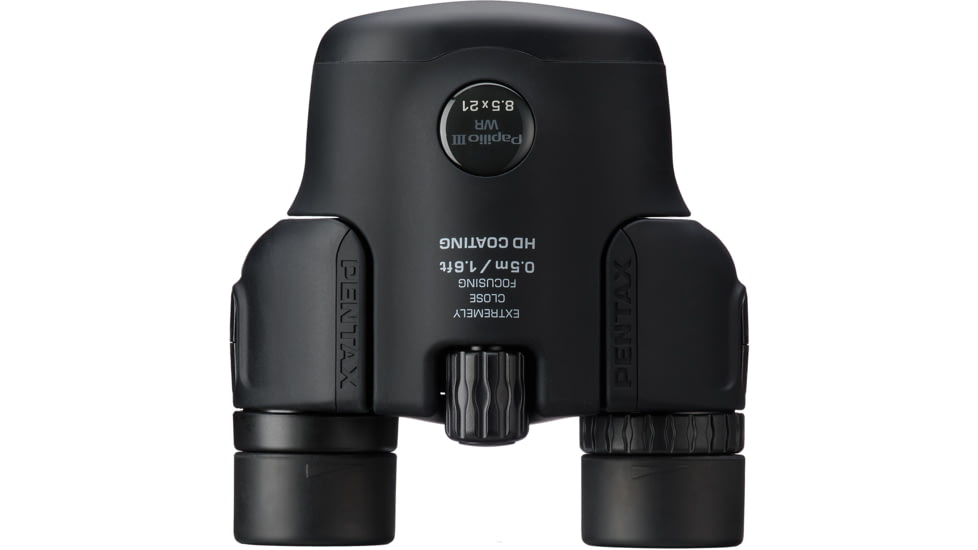 Pentax Papilio III WR 8.5x21mm Porro Prism Binocular, Black, 62016