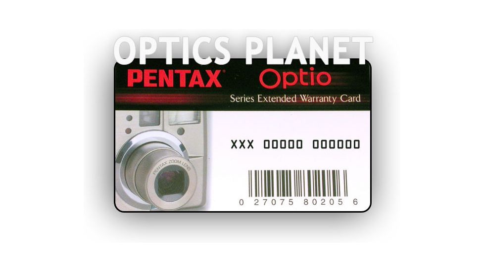 Pentax Optio Digital Camera Extended Warranty