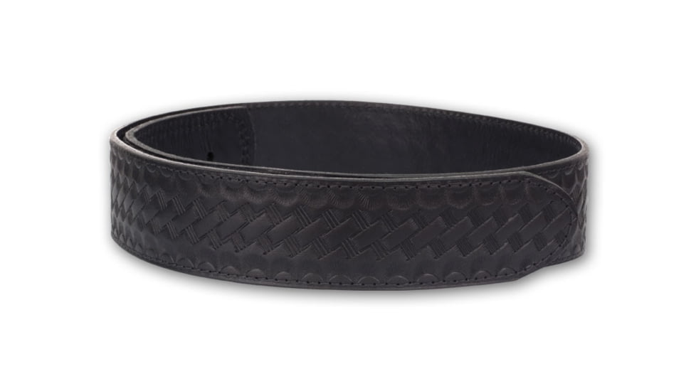Perfect Fit 1.5in Garrison Belt w/ 8in Velcro, Basket Weave, Black, Large, 7001-BW-LG