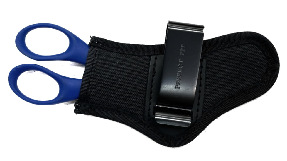 Nylon Right Side Leather Scissor Holder w/ Clip