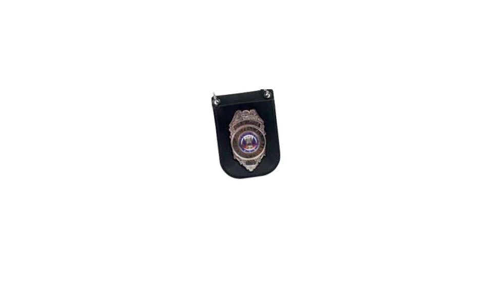 Recessed Badge Holder w/ Clip &amp; Chain