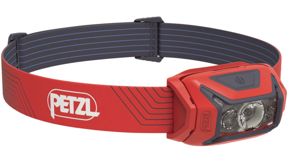 Petzl Actik 450 Lumens Headlamp, Red, E063AA03