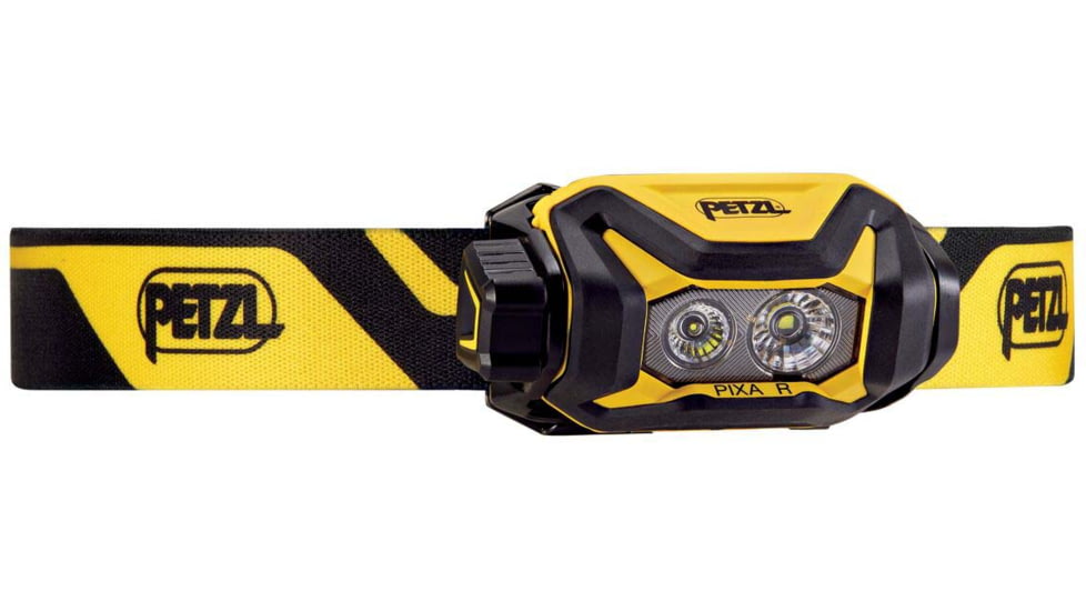 Petzl PIXA R 1250 mAh CORE PRO Rechargeable Battery 600 Lumens LED Headlamp, Black/Yellow, E120CA00