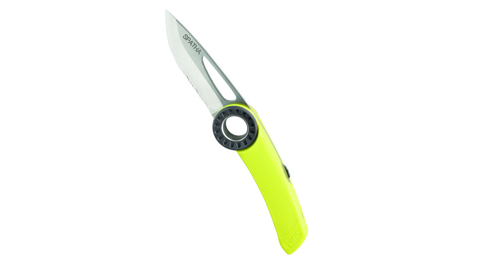 Petzl Nylon Spatha Knife, Yellow, S92AY