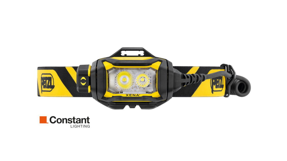 Petzl XENA Headlamp, Black/Yellow, E004BA00