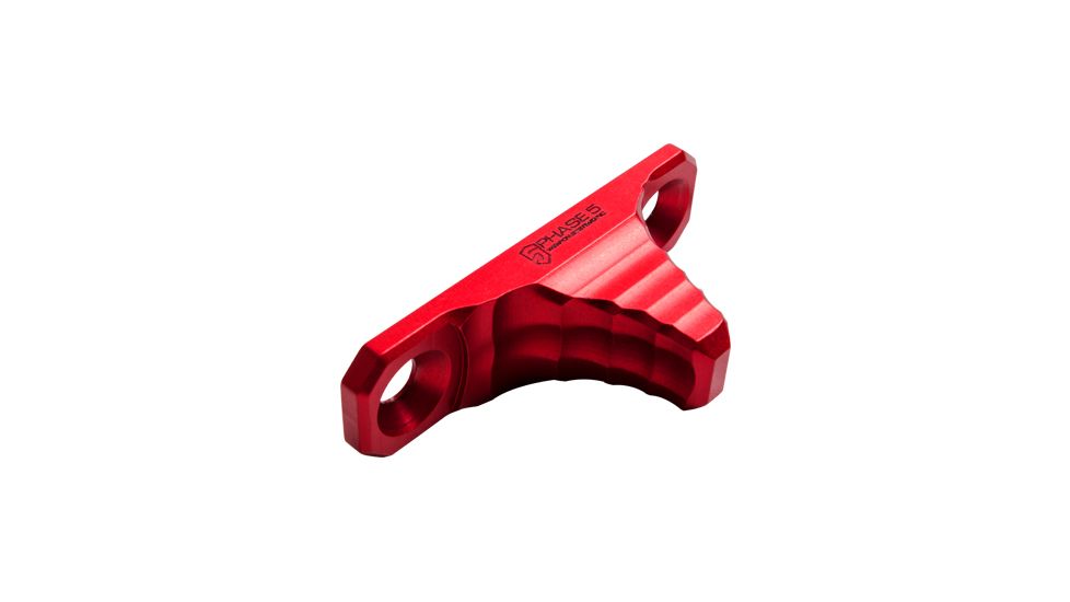 Phase 5 Weapon Systems Inc Mini Hand Stop - MLOK/MHS-MLOK, Red, MHS-MLOK-RED