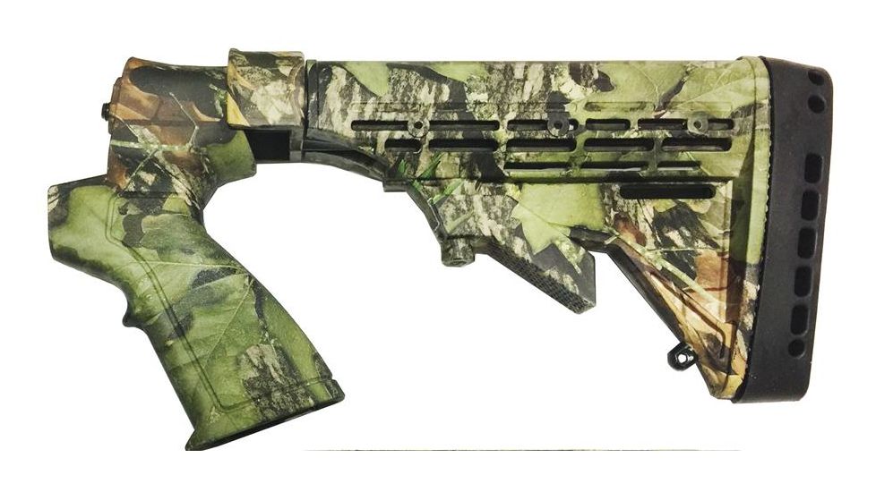 Phoenix Technology KickLite Tactical Stock, 6-Position, Mossberg 500/590/835/Maverick 88, Mossy Oak Obsession KLT001MOOBS