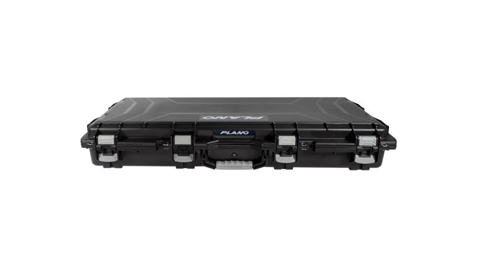 Plano Element Gun Eqpmnt Case 44 in Double Tact Gun w/Gray Accent, Black, PLAM9440