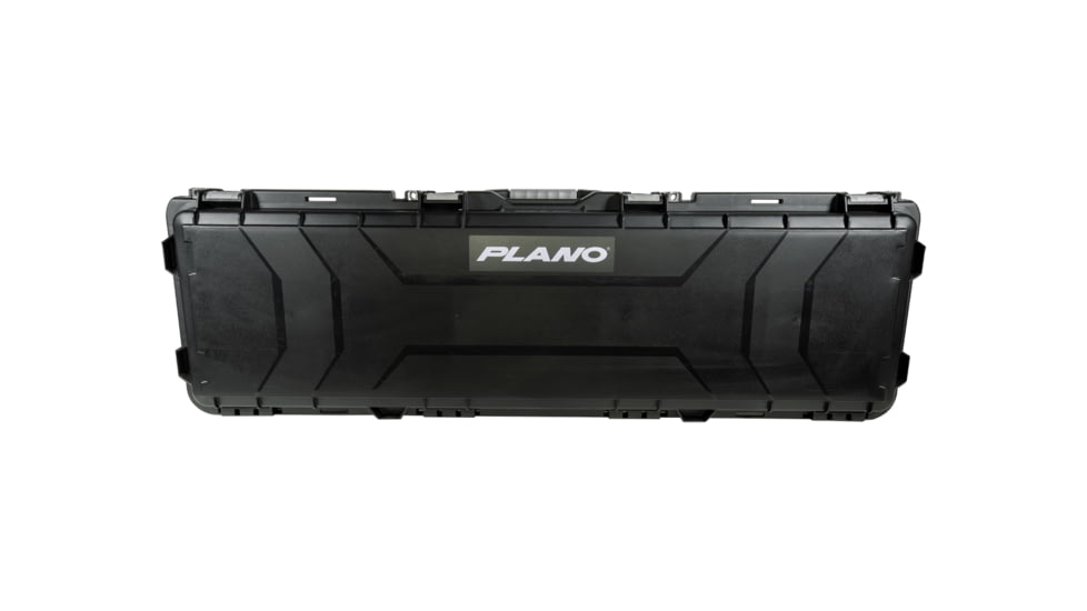 Plano Element Gun Eqpmnt Case 54in Double Long Gun w/Gry Accent, Black, PLAM9540