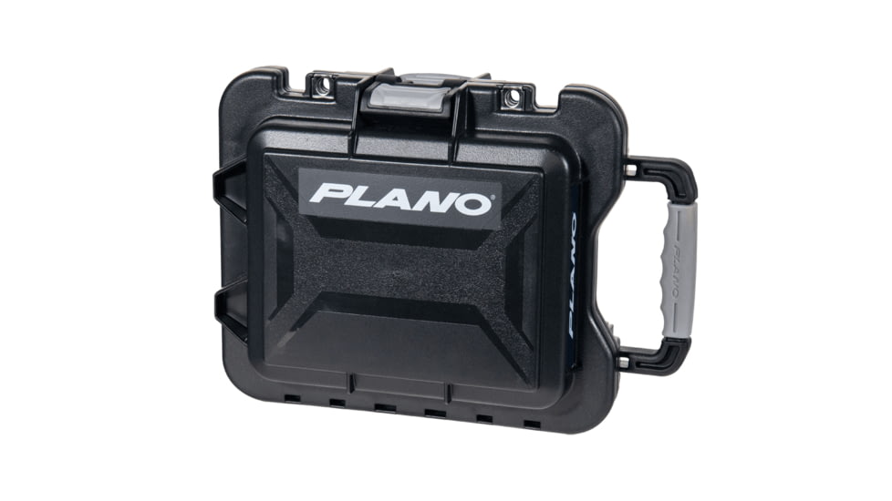 Plano Element Pistol Accy Case 10in w/Gray Accents, Medium, Black, PLAM9130