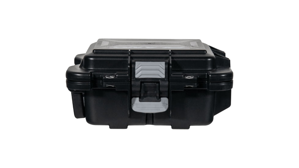 Plano Element Pistol Accy Case 10in w/Gray Accents, Medium, Black, PLAM9130