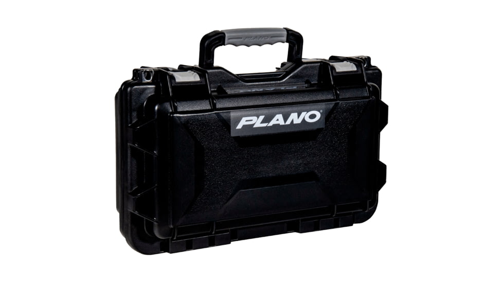 Plano Element Pistol Accy Case 15.5in w/Gray Accents, Large, Black, PLAM9150