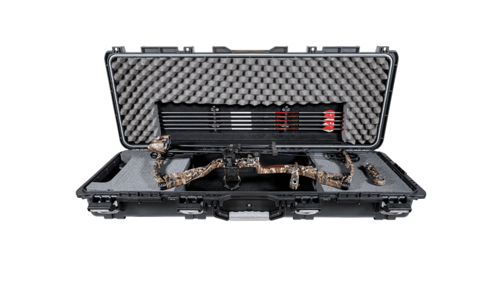 Plano Element Vertical Bow Case 44in w/Gry Accent, Black, PLAM9600