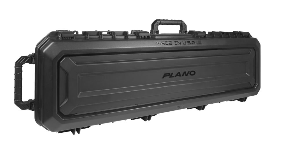 Plano All Weather Double Scoped Rifle/Shotgun Case, 52in, Black, PLA11852