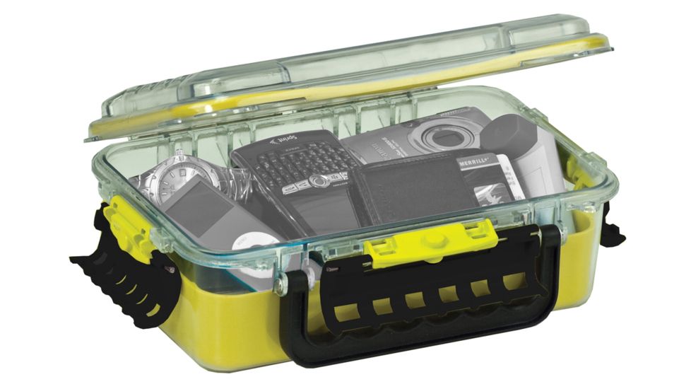 Plano Guide Series Medium Polycarbonate Waterproof Case,11x7.25x4in,Yellow 1460-00