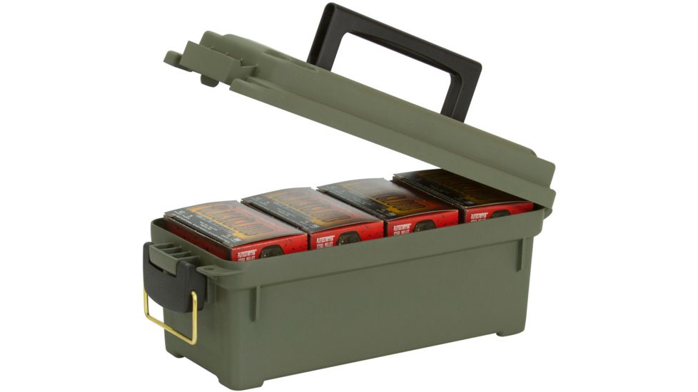 Plano Shotgun Shell Box, OD Green 121202