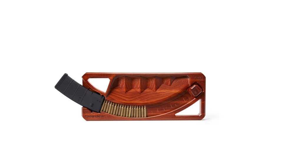 PODAVACH Mag AR15+AK Speed Loaders, Dark Wood, L15XDW