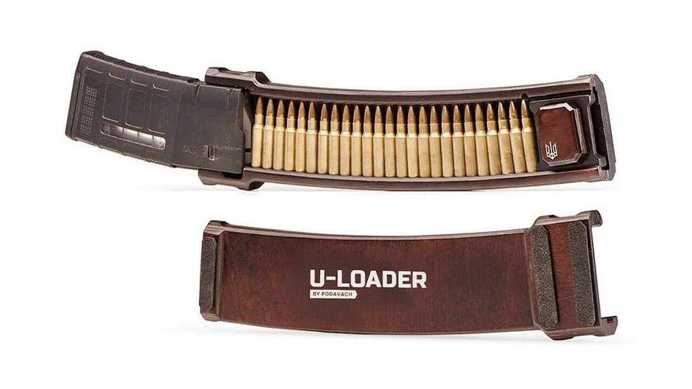 PODAVACH U-Loader AR10 Magazine Speed Loader, Natural wood, NSN n, L10BR