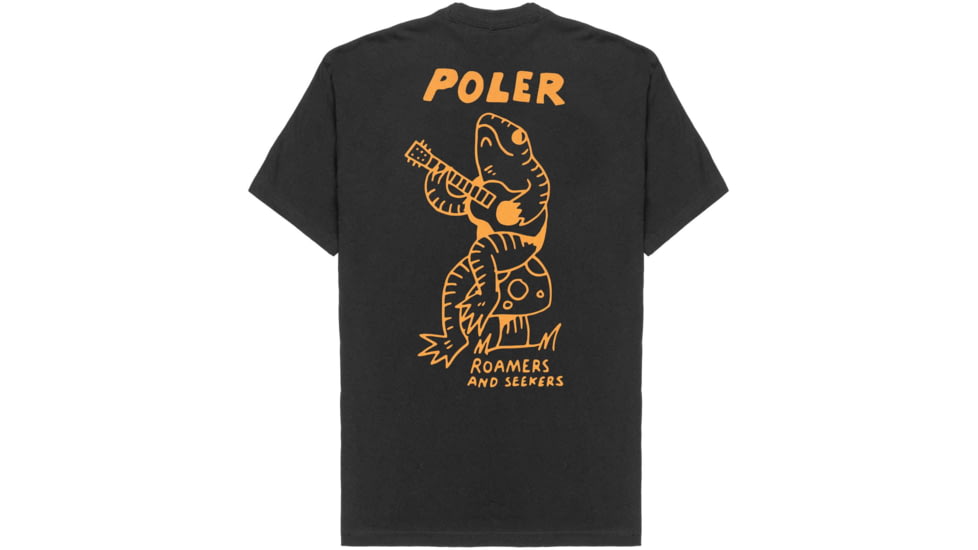 Poler Out Mi Swamp T-Shirt, Extra Small, Black, 212APM2002-Black-XS
