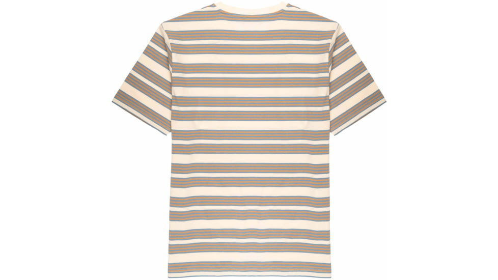 Poler Rufus Knit T-Shirt, 2XL, Cream/Blue, 212APM3501-Cream/Blue-XXL