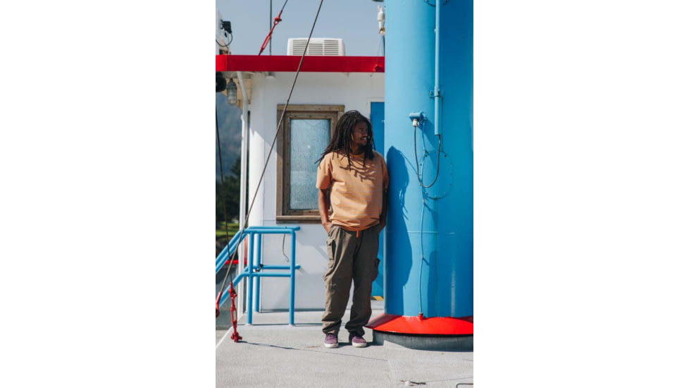 Poler Rufus Knit T-Shirt, Extra Large, Gold, 211APM3501-Gold-XL