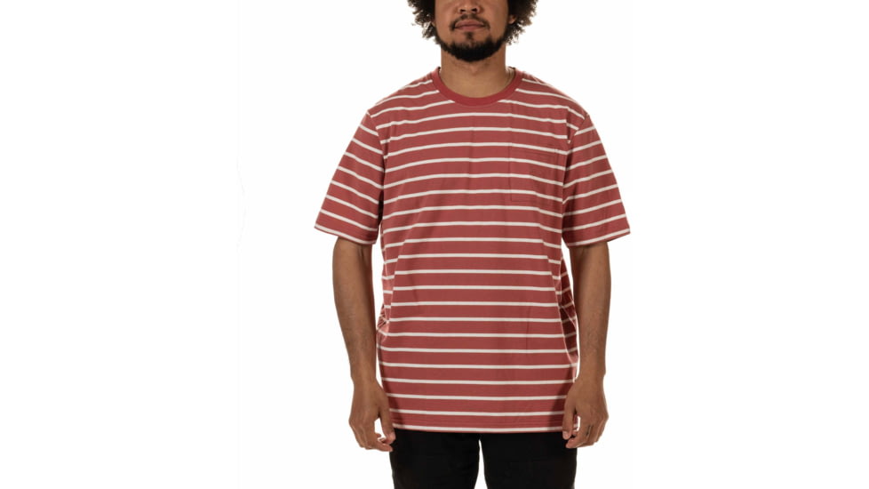 Poler Rufus Knit T-Shirt, Small, Washed Red, 212APM3501-Washed Red-S