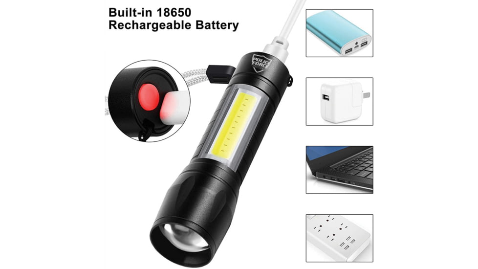 Police Force Tactical Tactical XPE/COB Mini Light