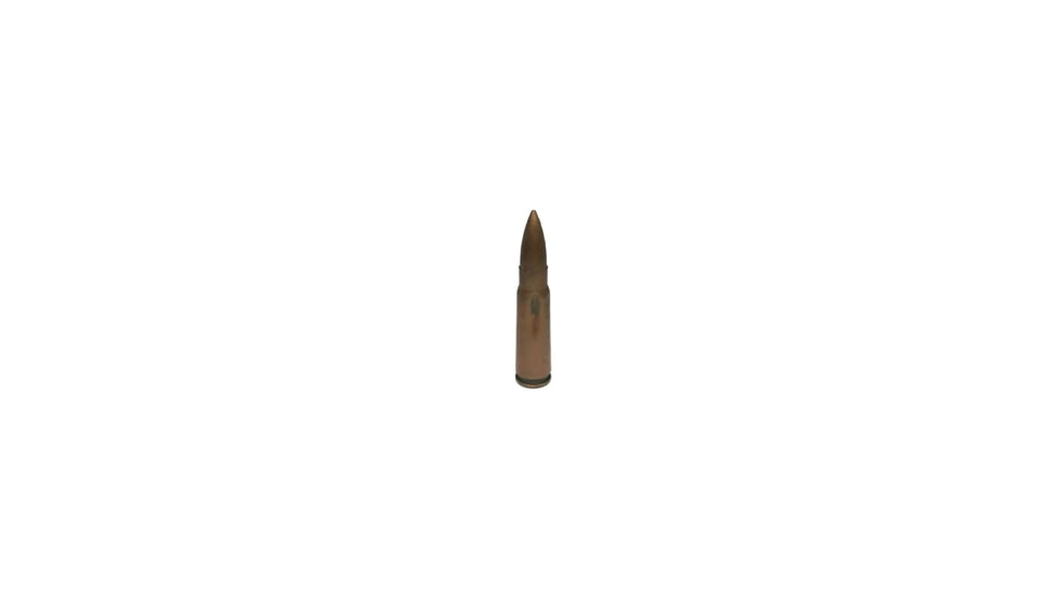 Poly Technologies 7.62x39mm Metal Dummy Cartridge, Black, 130-002B