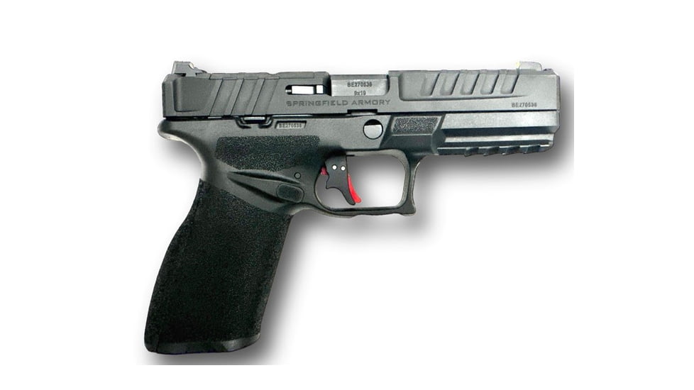 Powder River Precision Springfield Echelon Trigger, Black Trigger/Red Safety, Springfield Echelon, PRP-ECH-TGR-A-R