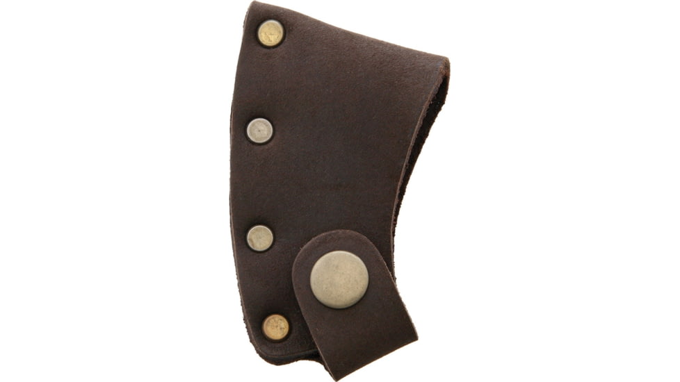 Prandi Axe Blade Cover Leather with Brown Leather Sheath, Blade Cover, 3in Overall, Fits Axe Models Pra4306C, Pra4306D, Pra4306Th, Brown Leather Sheath, 7.060.03.0000