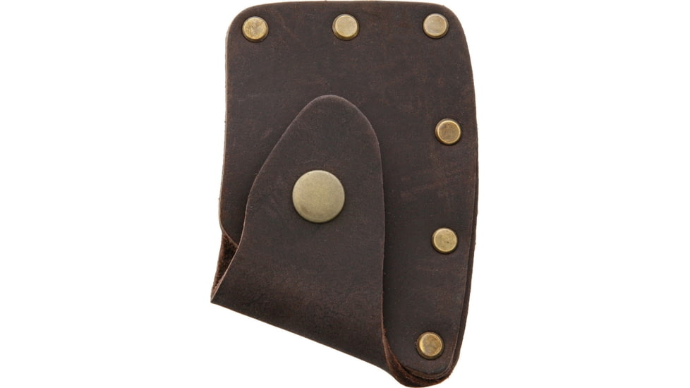 Prandi Axe Blade Cover Leather with Brown Leather Sheath, Blade Cover, Fits Axe Models Pra0306C, Pra0306D, Pra0306Th, Brown Leather Sheath, 7.060.04.0000