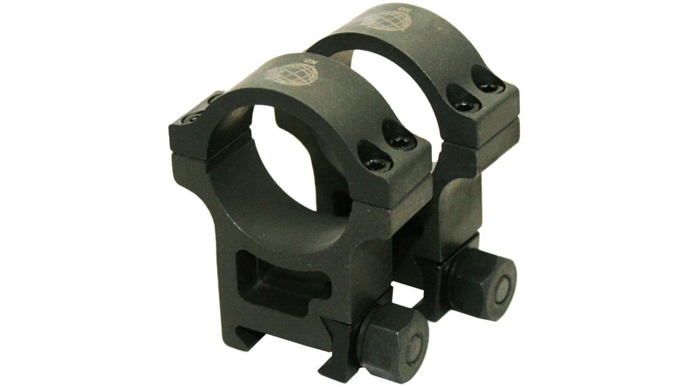 Precision Reflex 30mm Steel Rings, Extra High, Black, 01-030-02