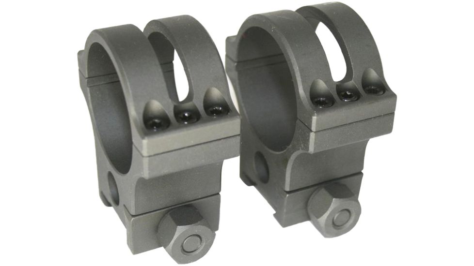 Precision Reflex 34mm Steel Rings Heavy Duty, Standard, Black, 01-034-05