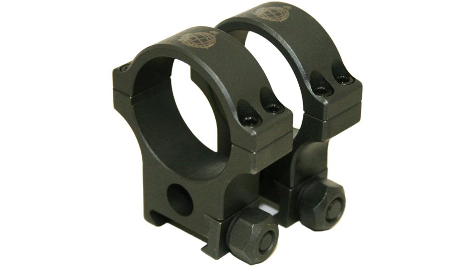 Precision Reflex 34mm Steel Rings, Standard, Black, 01-034-01