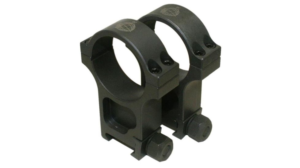 Precision Reflex 34mm Steel Rings, XX High, Black, 01-034-03