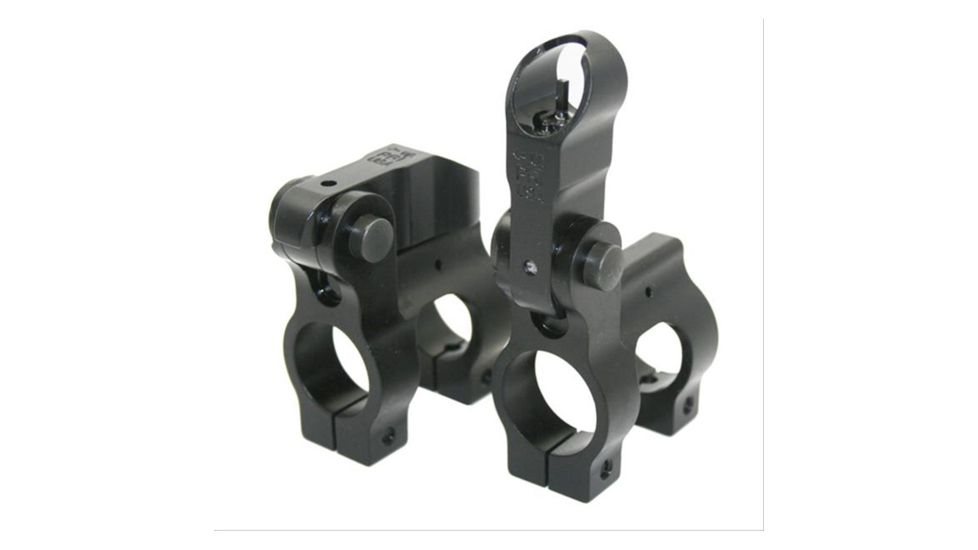 Precision Reflex .875 Diameter Flip-Up Front Sight Gas Block, .308, DPMS Elevation, Black, 03-0023D