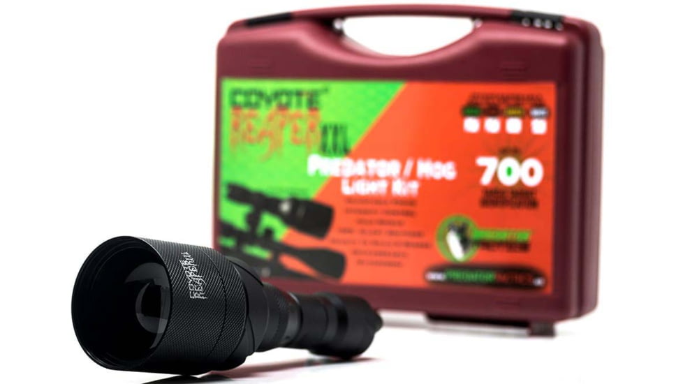 USED Predator Tactics Coyote Reaper XXL Rifle Kit, Lithium ION, Single LED, Red, 97435, EDEMO3, Condition Parts Only/Salvage, Defective