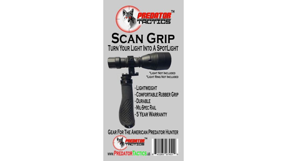 Predator Tactics The Predator Light Scan Grip, Medium, 97451