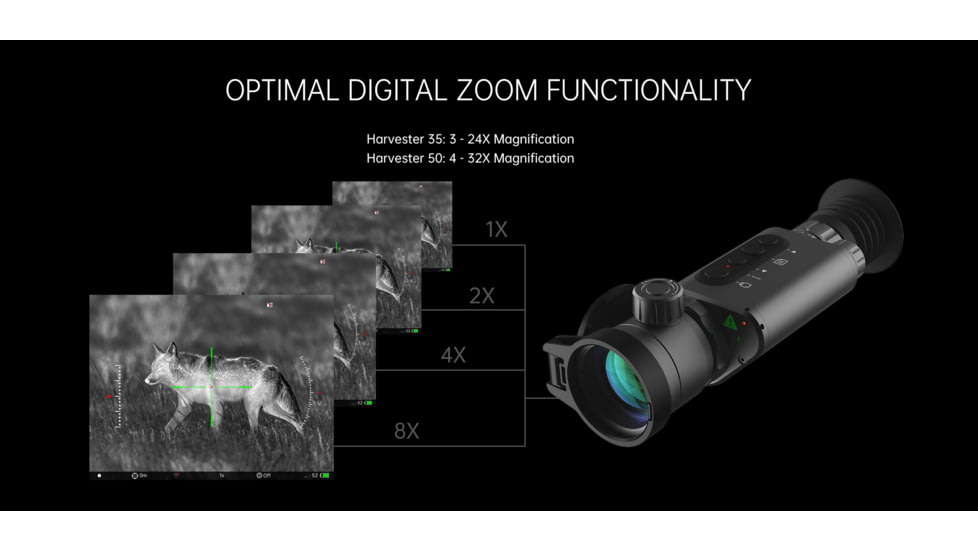 Predator Thermal Optics Harvester 4-32x50mm Imagine Rifle Scope