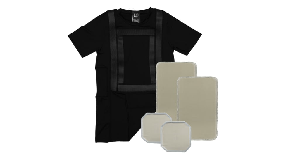 Premier Body Armor 360 Core Everyday Armor T-Shirt w/ 4 Level IIIA Panels