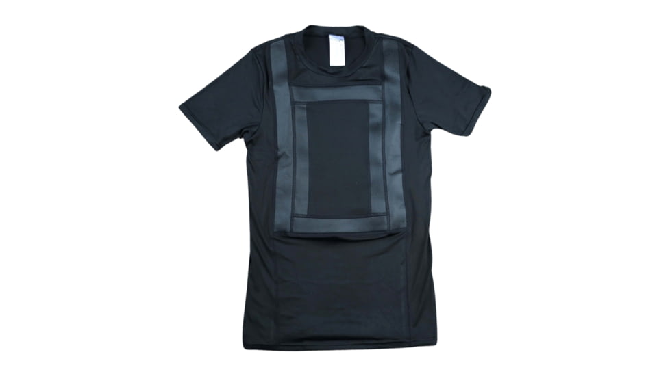 Premier Body Armor Everyday Armor T-Shirt, Extra Shirt Only, No Armor Panels, Black, Extra Large, EAT-BLACK-XL